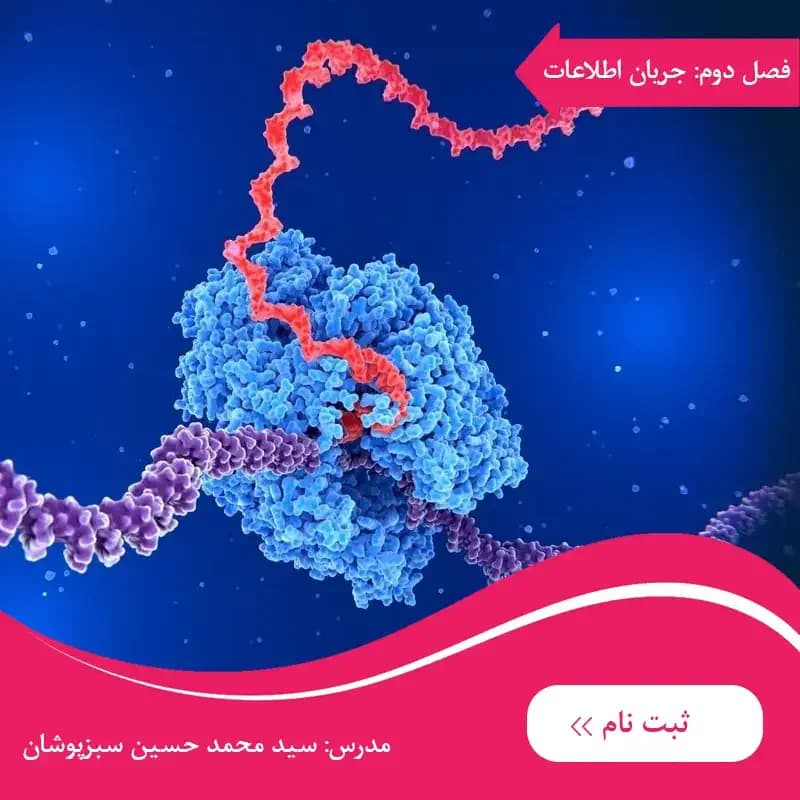دوره زیست دوازدهم فصل دوم جریان اطلاعات در سلول