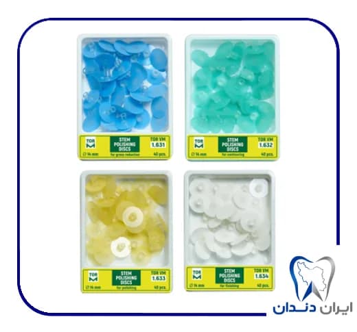 دیسک پرداخت بدون مرکز تور وی ام – 40 عددی – TorVM Stem Discs — تصویر ۲
