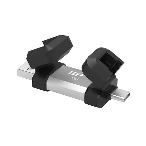 فلش مموری سیلیکون پاور Silicon Power مدل C51 ظرفیت 64 گیگابایت، USB 3.2 Gen 1، Type-C — تصویر ۳