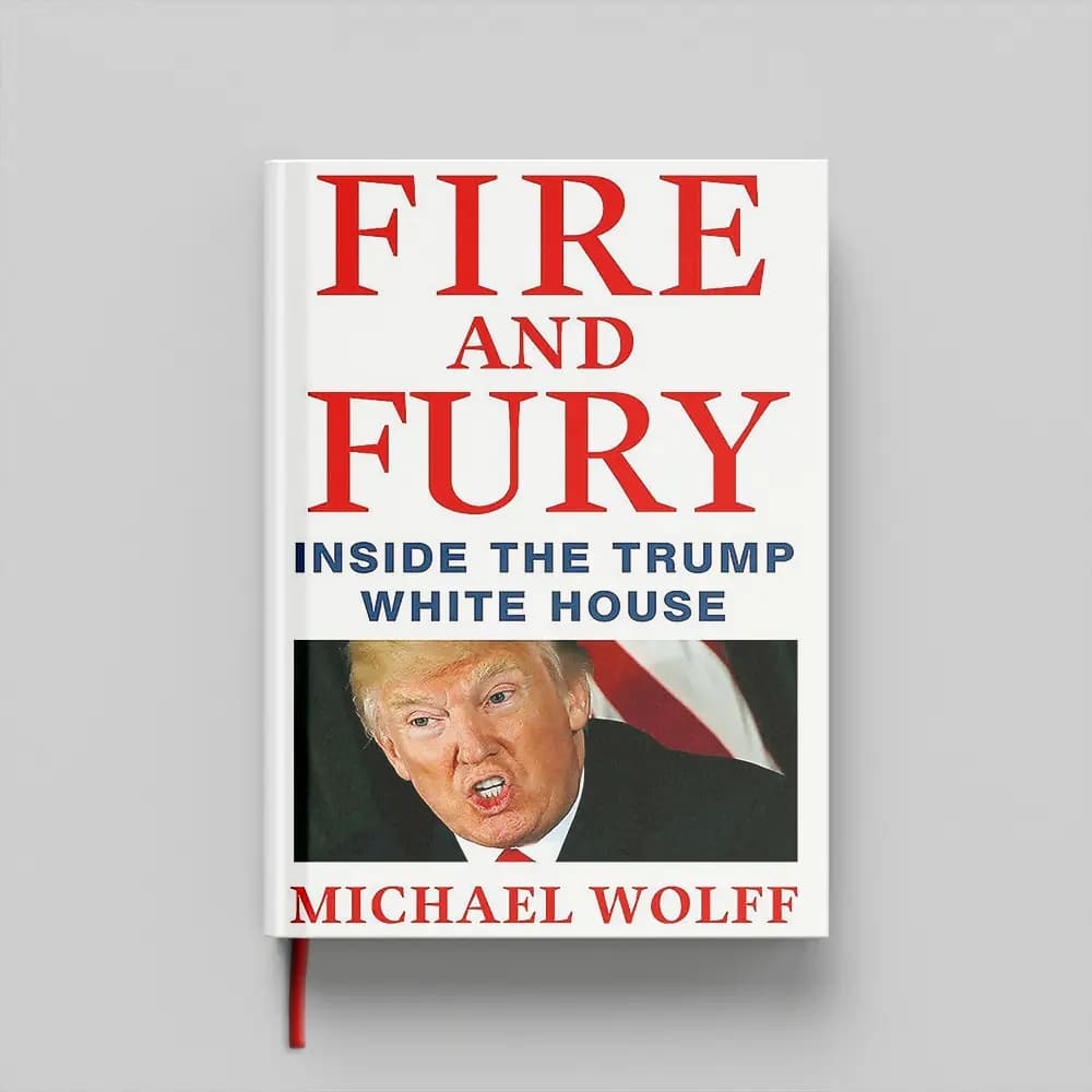 کتاب Fire and Fury جلد سخت (HARDCOVER) — تصویر ۲
