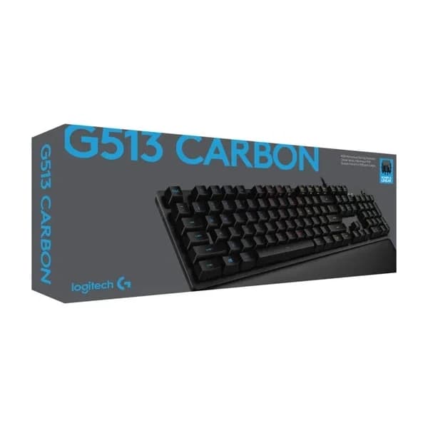 کیبورد باسیم گیمینگ لاجیتک مدل G513 Carbon Romer-G Linear Switch — تصویر ۷