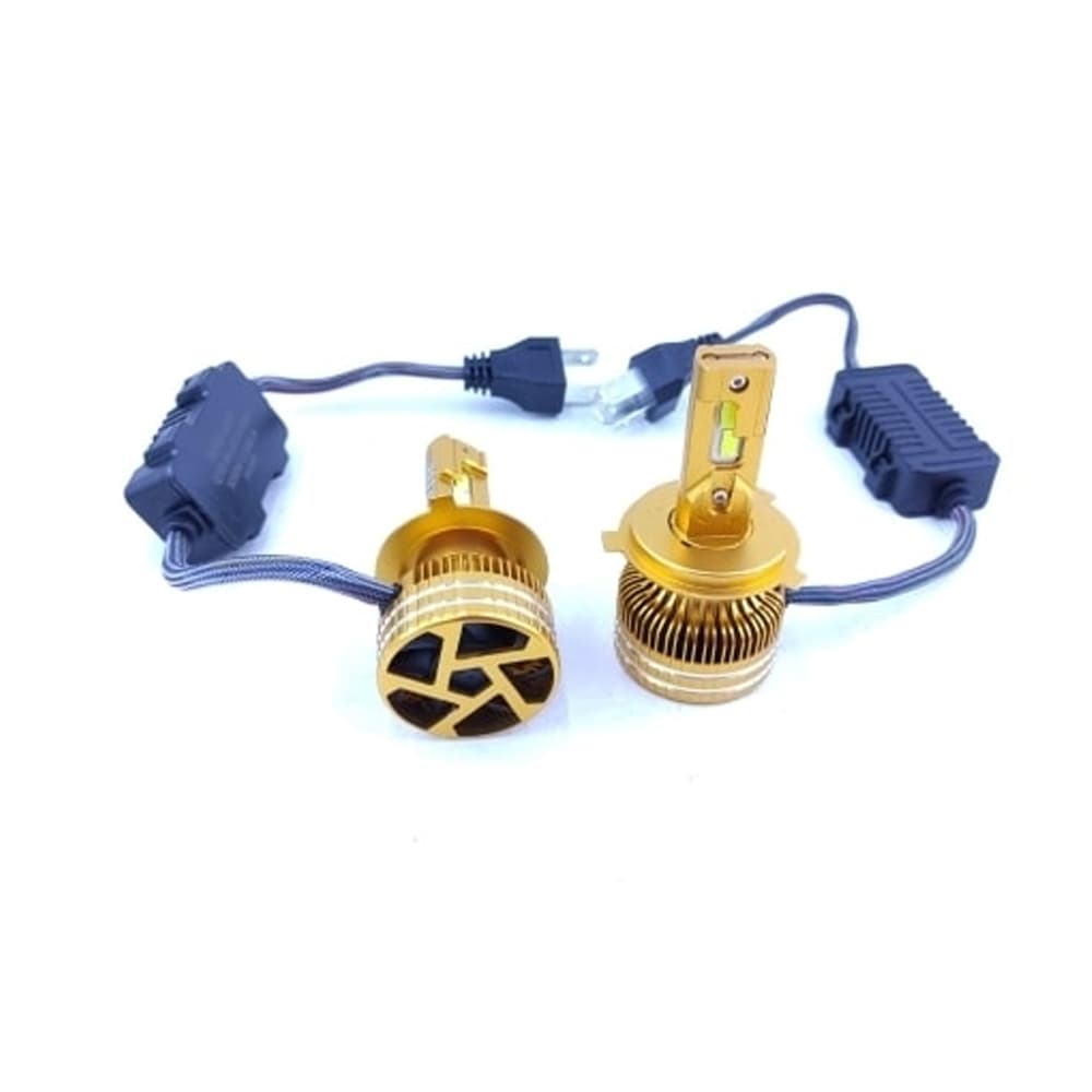 هدلایت LED لنزو V120 سه رنگ پایه H1 نور سفید، زرد و نچرال با ۶ ماه گارانتی — تصویر ۳