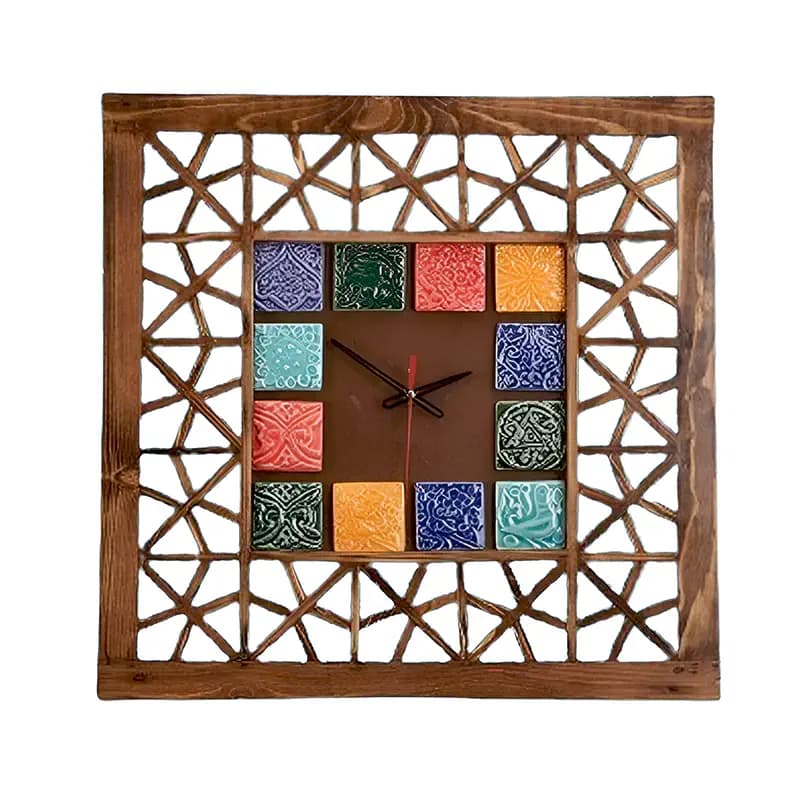 ساعت دیواری گره چینی — تصویر ۲