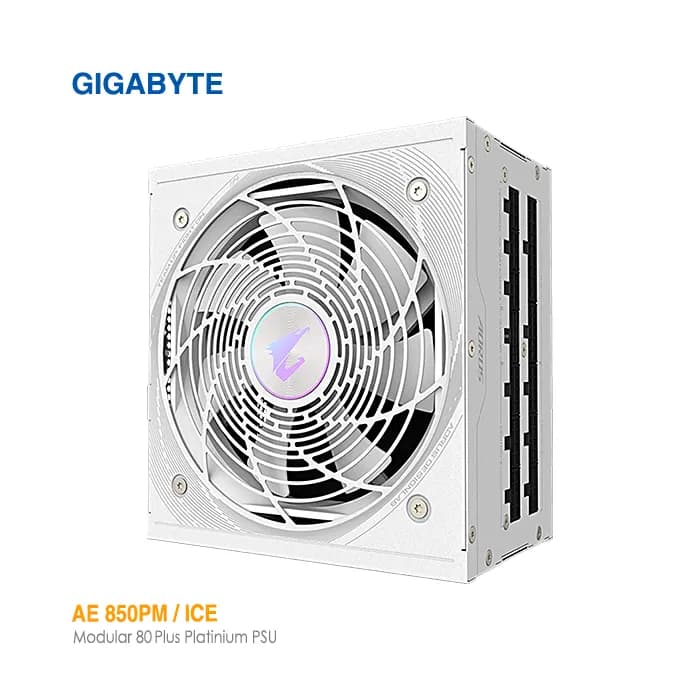 پاور 850 وات پلاتینیوم ماژولار گیگابایت AE850PM ICE — تصویر ۹