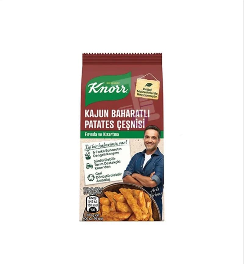 ادویه سیب زمینی Kajun Baharatlı Patates Cesnisi کنور Knorr — تصویر ۲