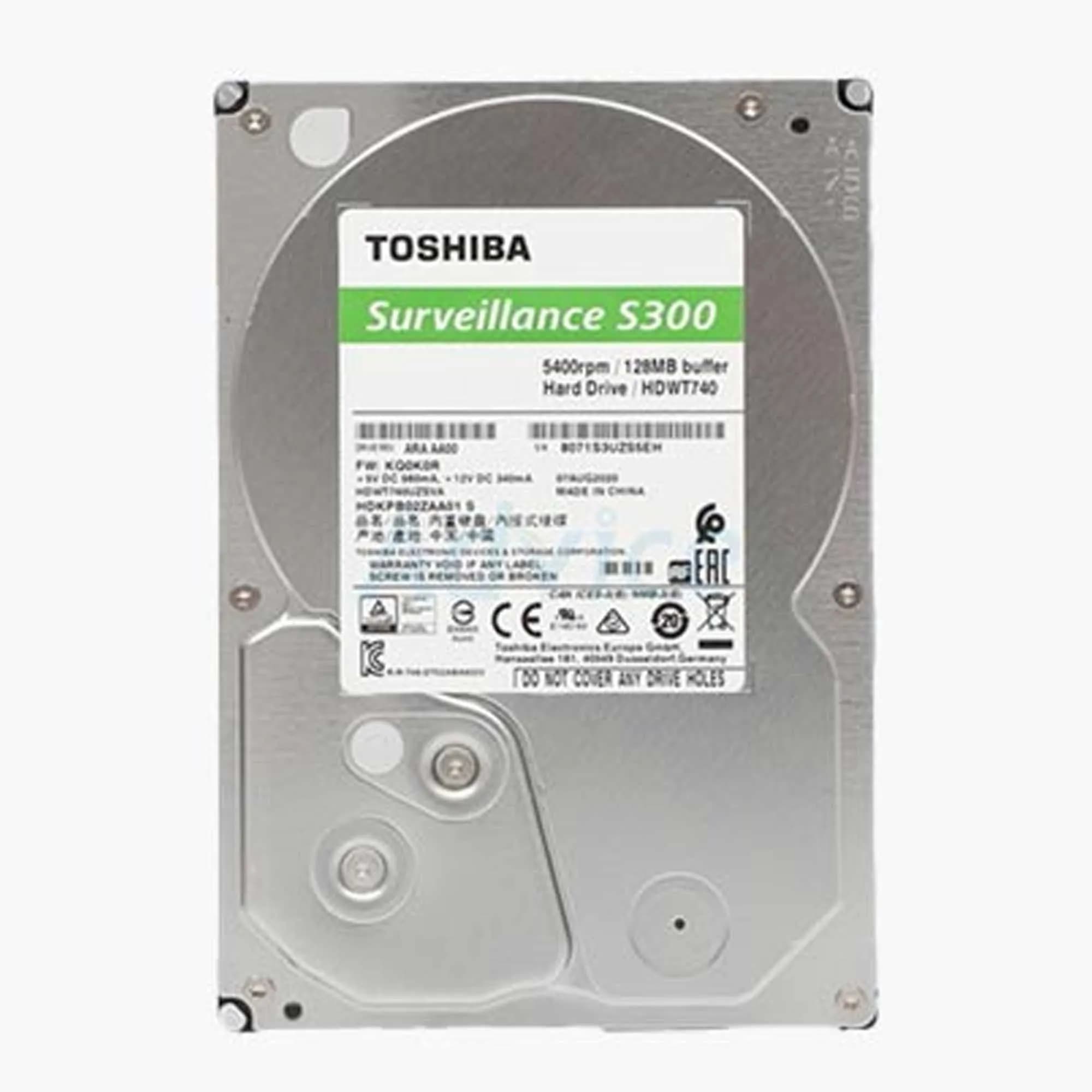 هارد دیسک اینترنال ظرفیت 4TB مدل S300 برند TOSHIBA گارانتی شرکتی (ریفر) — تصویر ۳