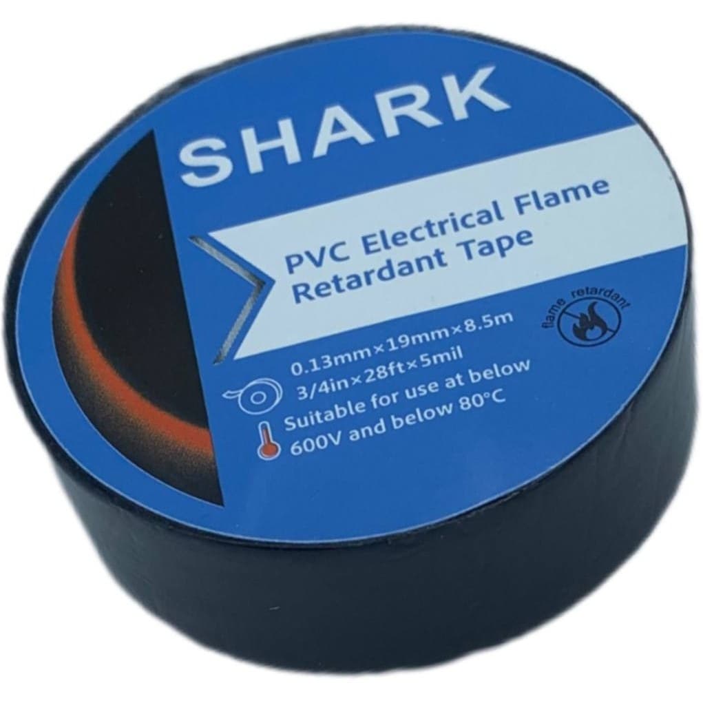 چسب برق نسوز شارک رنگی SHARK بسته 10 عددی