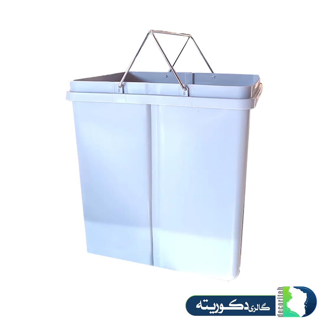 سطل زباله دو مخزن 34 لیتری نصب فراسازان — تصویر ۶