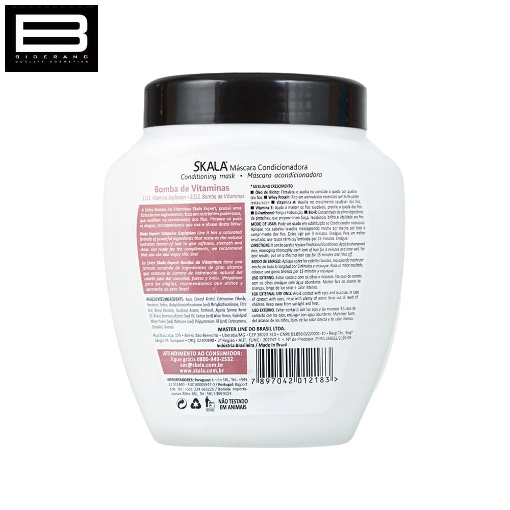 ماسک مو بمب ویتامین اسکالا مدل BOMB DE VITAMINE وزن 1000gr — تصویر ۱۰