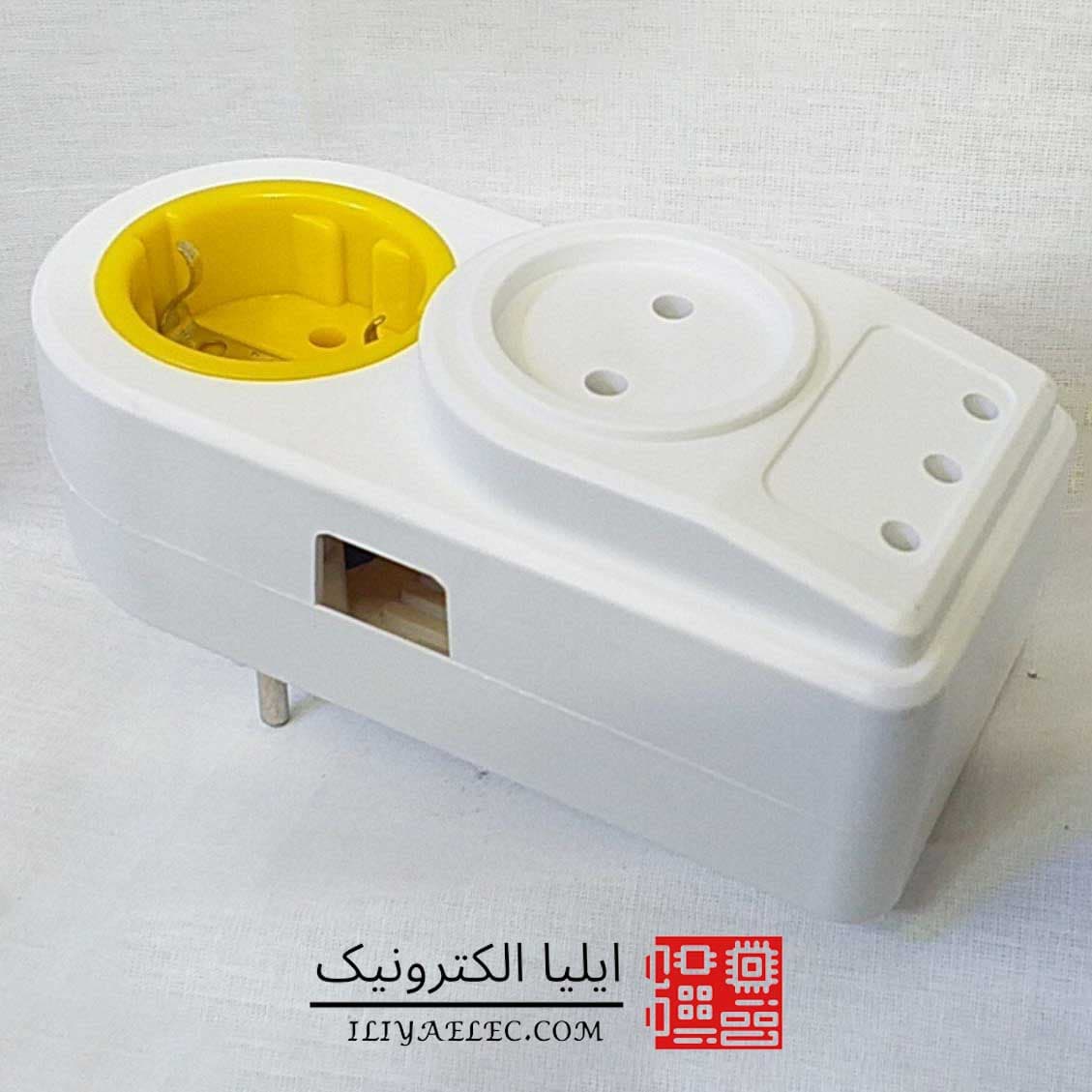 جعبه محافظ ۲ پریز ارت دار دو رنگ