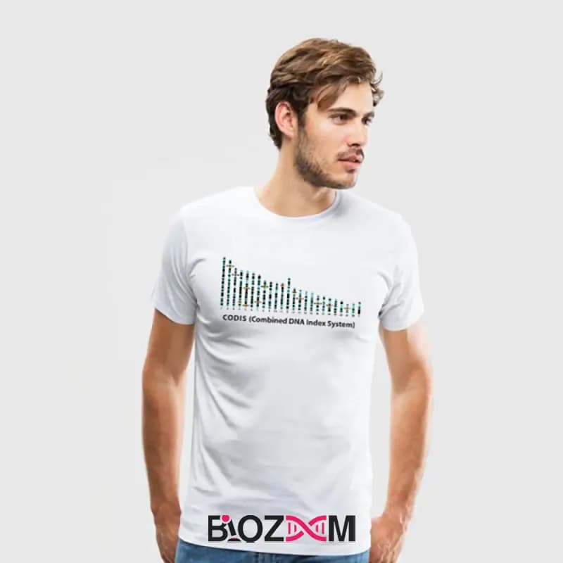 تیشرت طرح CODIS زیست شناسی – کد 143 — تصویر ۳