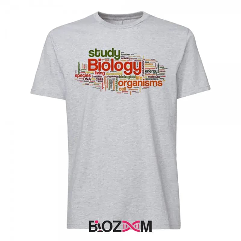 تیشرت طرح Biological Words زیست شناسی – کد 131 — تصویر ۴