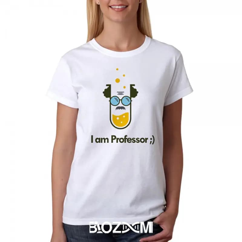 تیشرت طرح I am Professor زیست شناسی – کد 125 — تصویر ۷