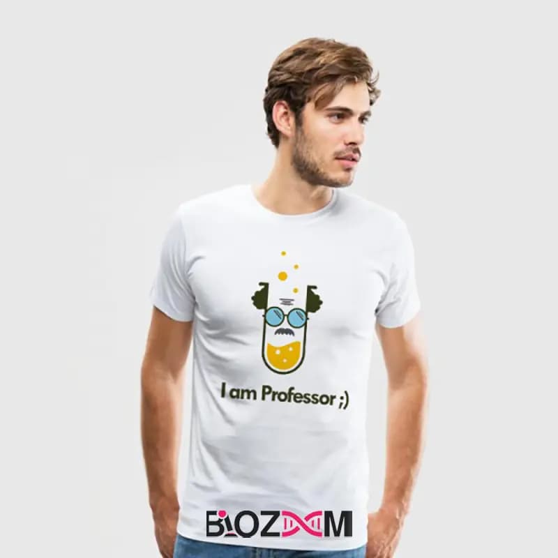 تیشرت طرح I am Professor زیست شناسی – کد 125 — تصویر ۳