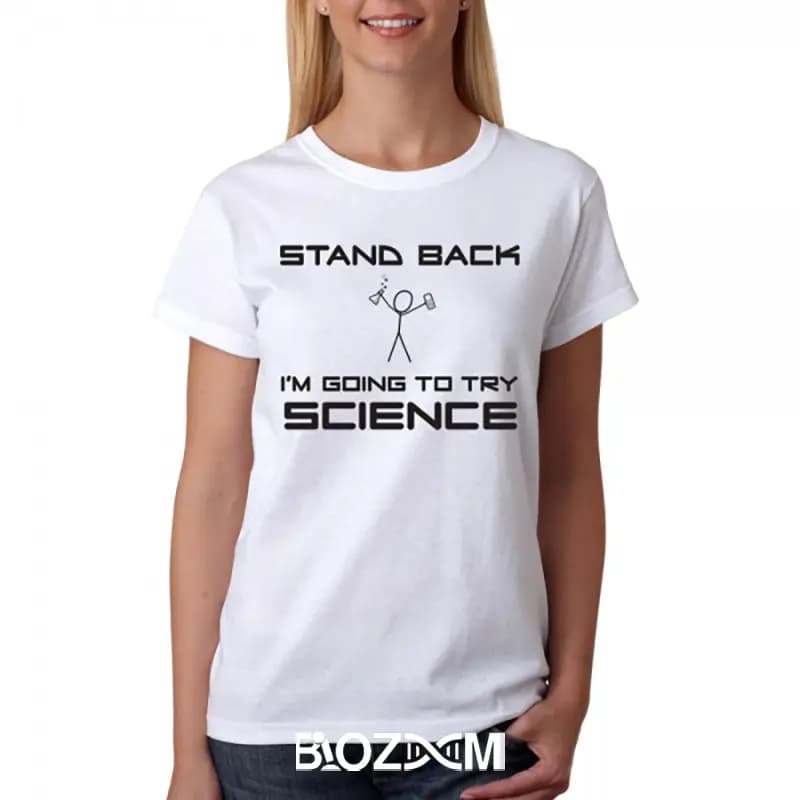 تیشرت طرح I’m Going to Try Science زیست شناسی – کد 120 — تصویر ۷