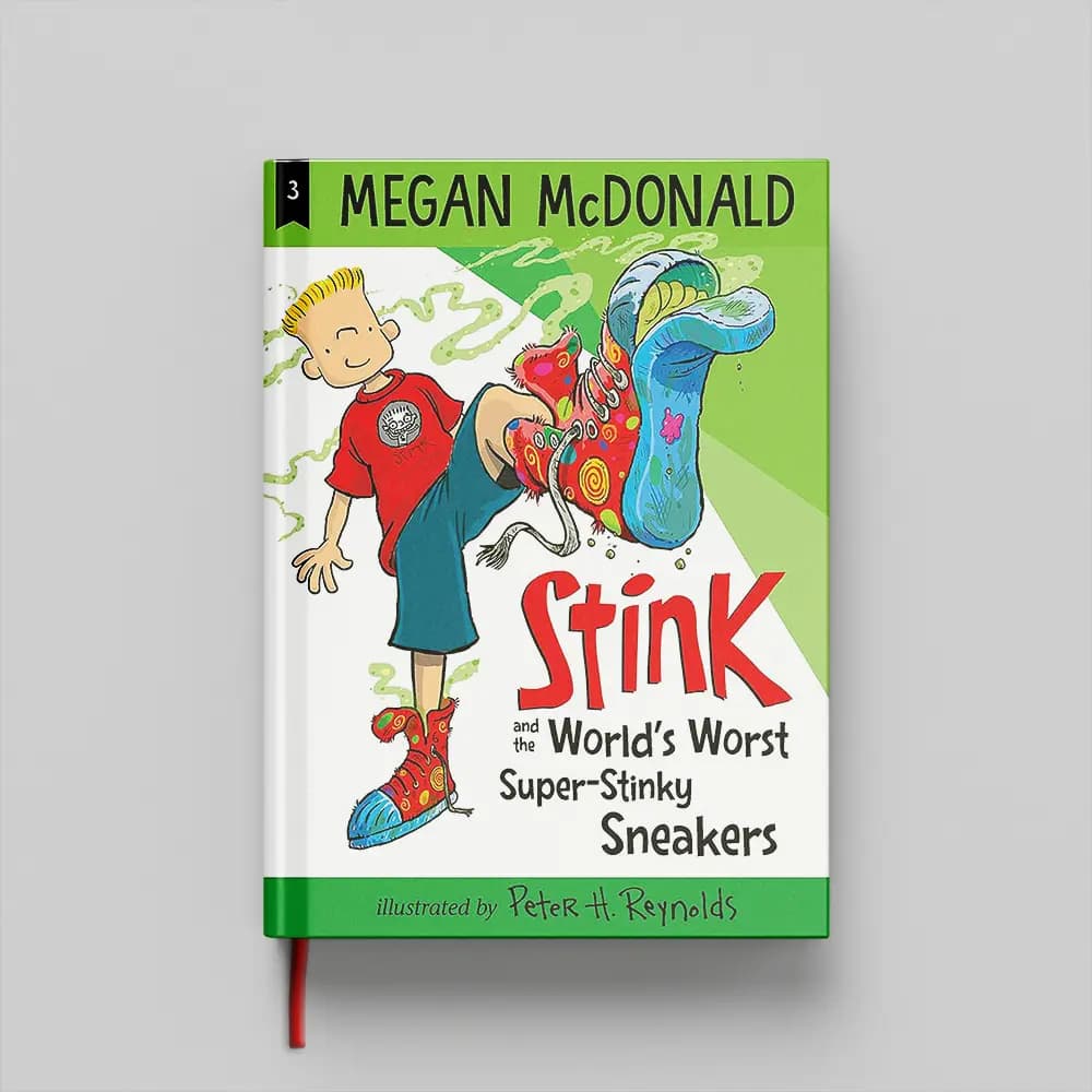 کتاب Stink and the Worlds Worst Super-Stinky Sneakers 3 جلد سخت (HARDCOVER)
