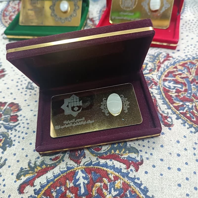 سنگ مبارک حرم حضرت اباالفضل (مدل نگینی) — تصویر ۲
