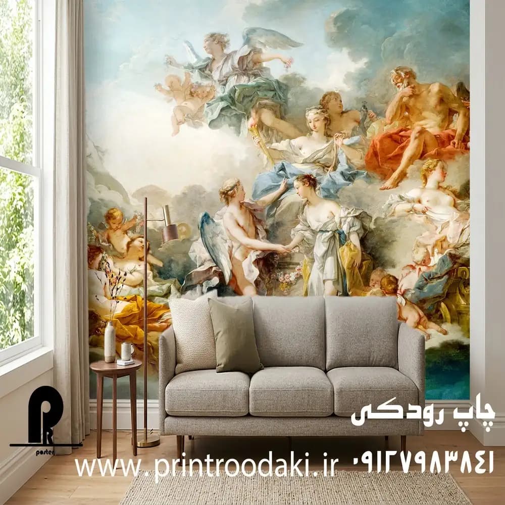 پوستر دیواری نقاشی رونسانس فرشتگان — تصویر ۲