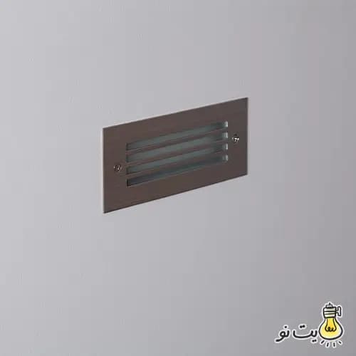 چراغ کنار پله ای کرکره ای کوچک 4 وات — تصویر ۶