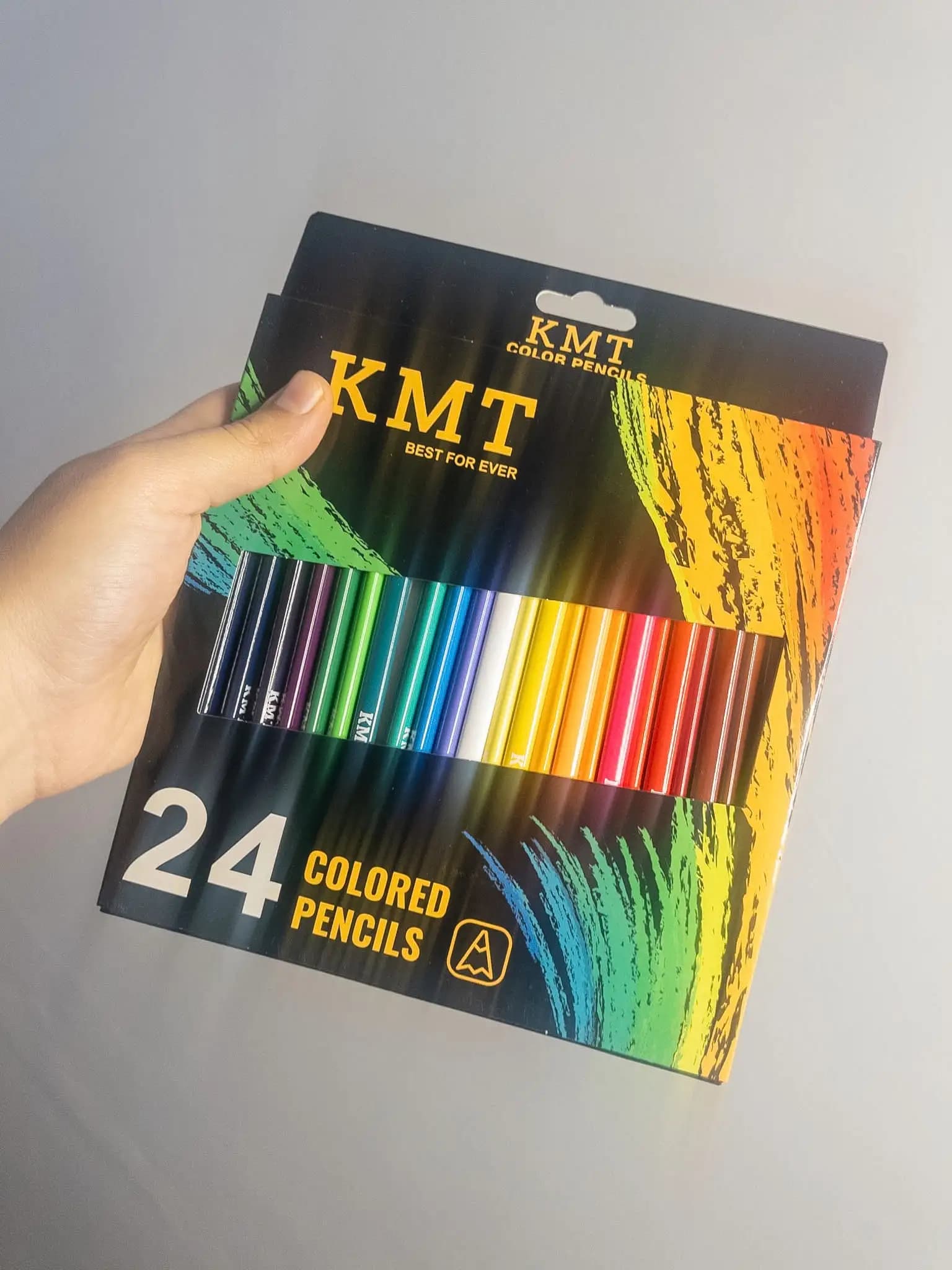 مداد رنگی 24 رنگ KMT
