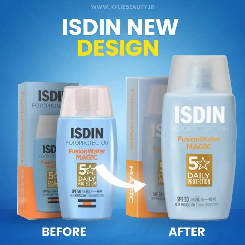 ضد آفتاب فیوژن واتر مجیک ایزدین بیرنگ SPF50 — تصویر ۴