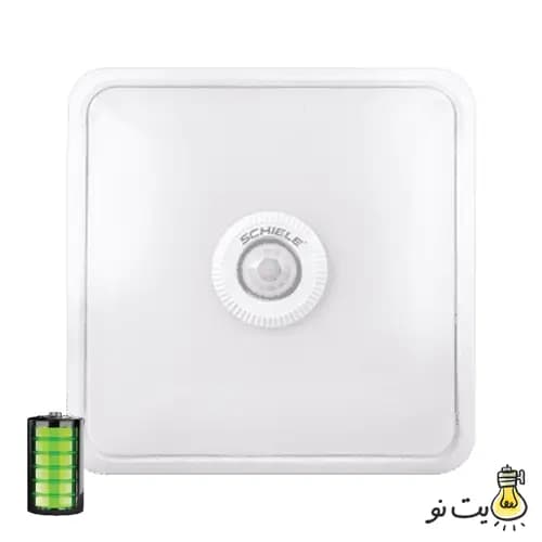 چراغ سقفی سنسوردار با مدار اضطراری مربع شیله مدل SC986E — تصویر ۳