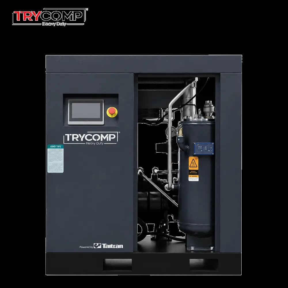 کمپرسور اسکرو 22 کیلووات کوپل مستقیم اینورتردار TRYCOMP مدل TRY22PE — تصویر ۷
