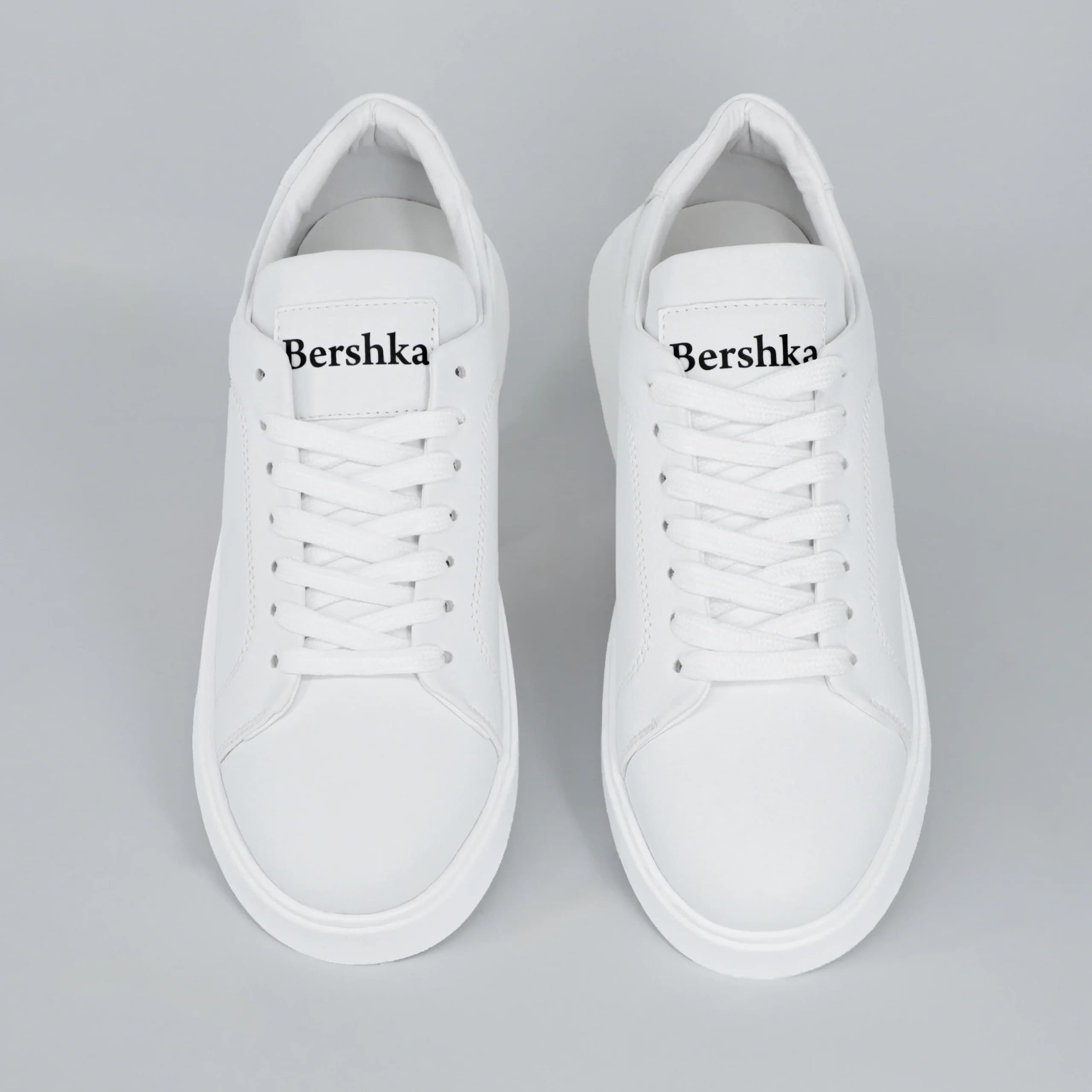 کتونی ونس برشکا Bershka مردانه رنگ سفید کد 2655 — تصویر ۸