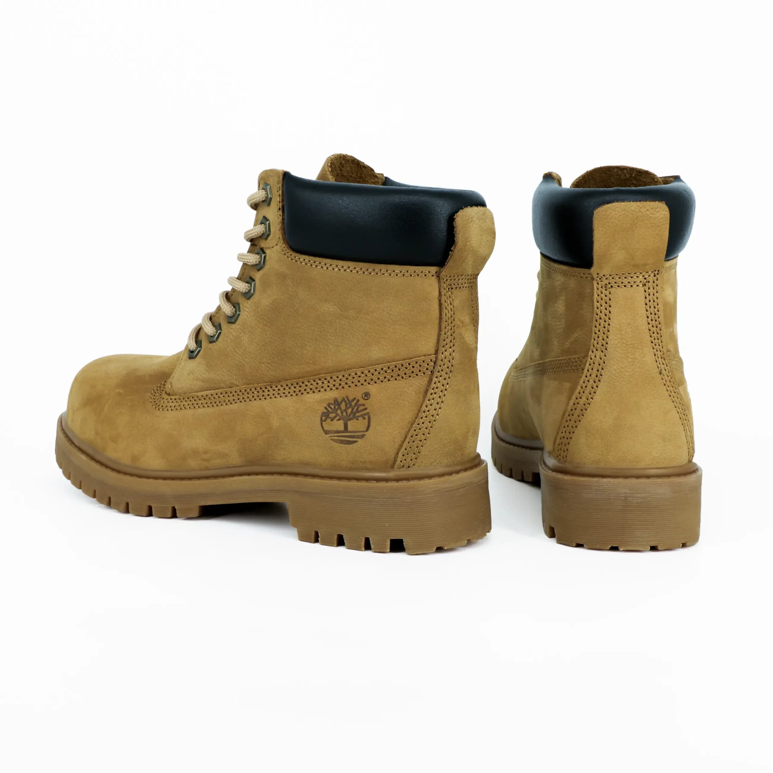 بوت تیمبرلند Timberland مردانه چرم طبیعی رنگ طلایی کد 2872 — تصویر ۱۰