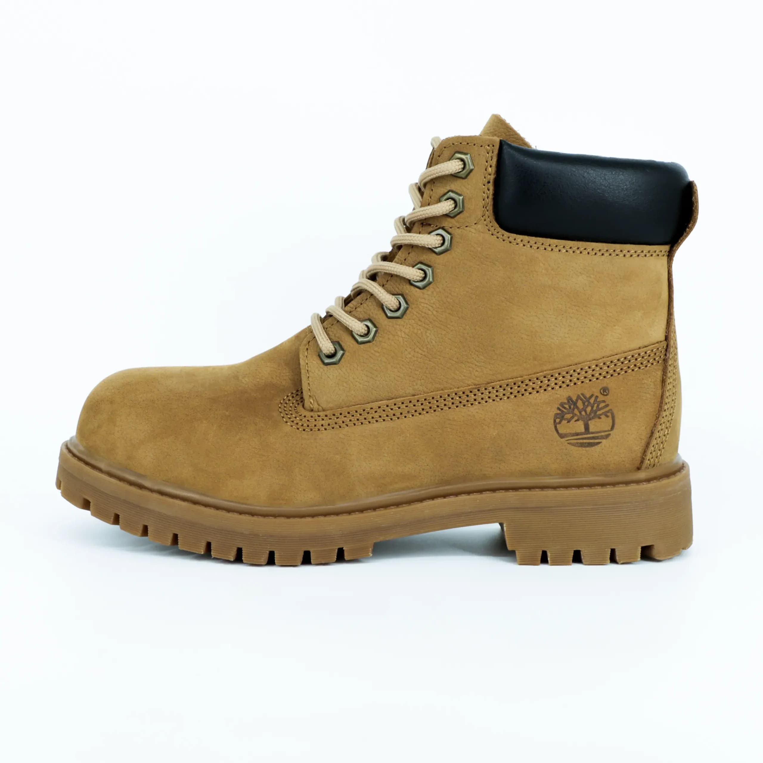 بوت تیمبرلند Timberland مردانه چرم طبیعی رنگ طلایی کد 2872 — تصویر ۱۱