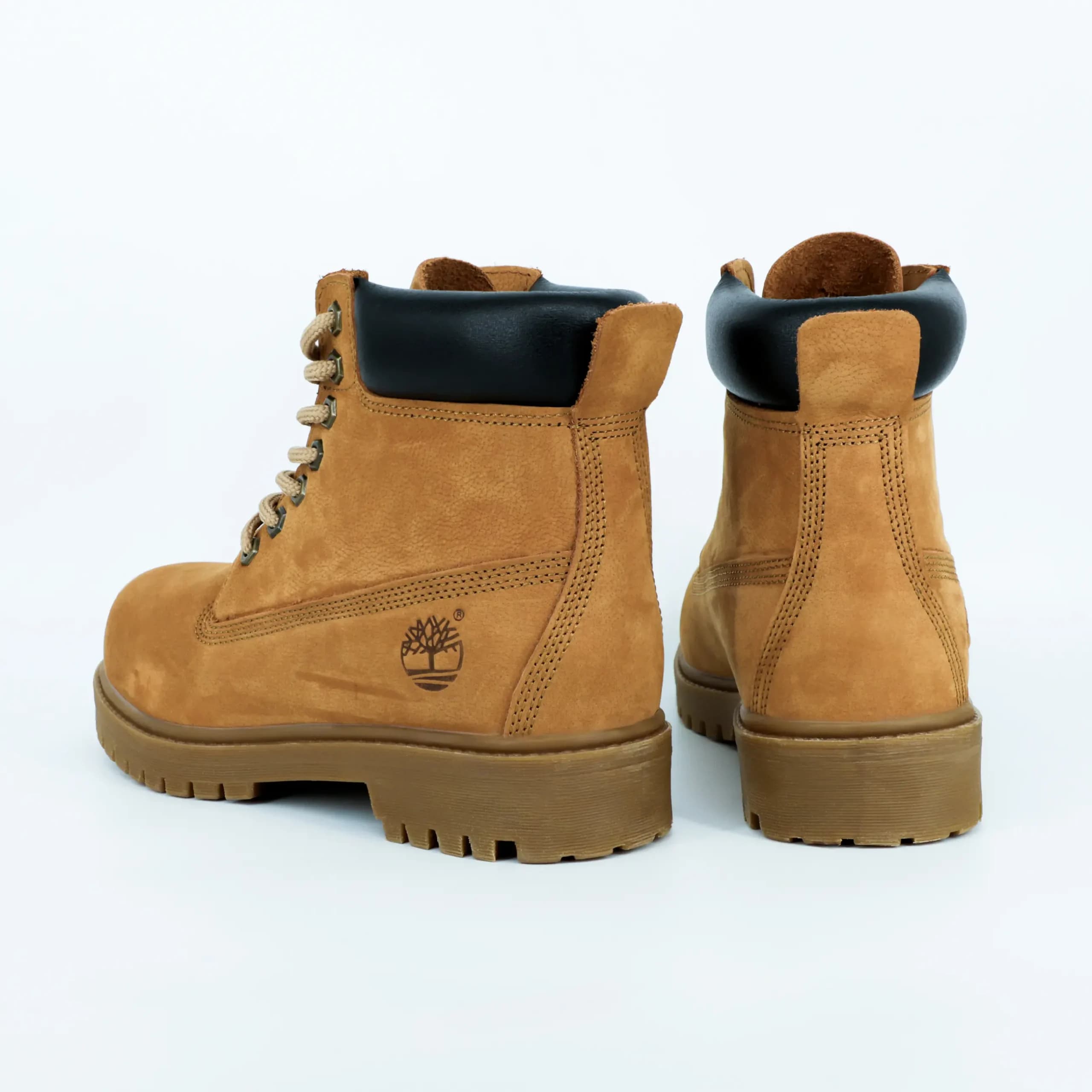بوت تیمبرلند Timberland مردانه چرم طبیعی رنگ پرتغالی کد 2533 — تصویر ۱۲
