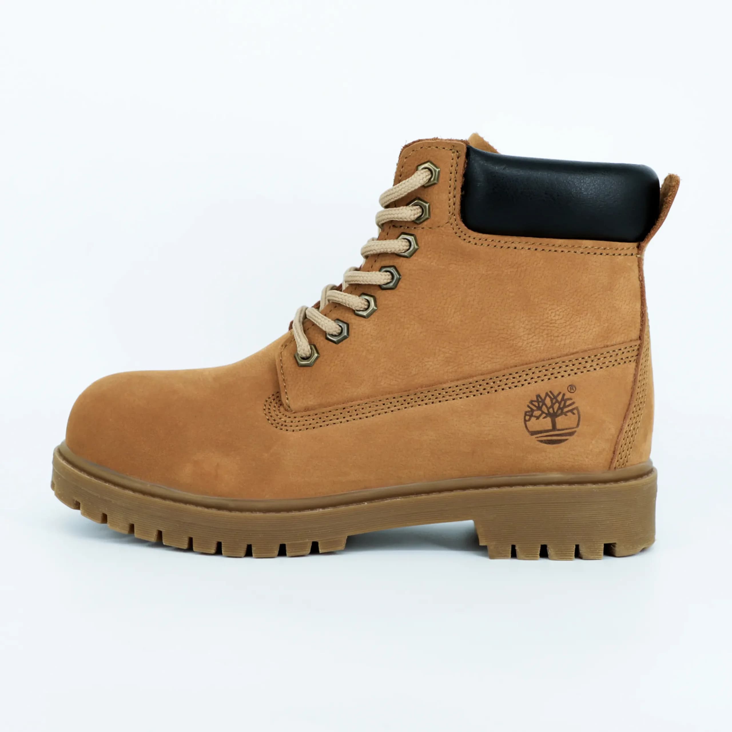 بوت تیمبرلند Timberland مردانه چرم طبیعی رنگ پرتغالی کد 2533 — تصویر ۱۰