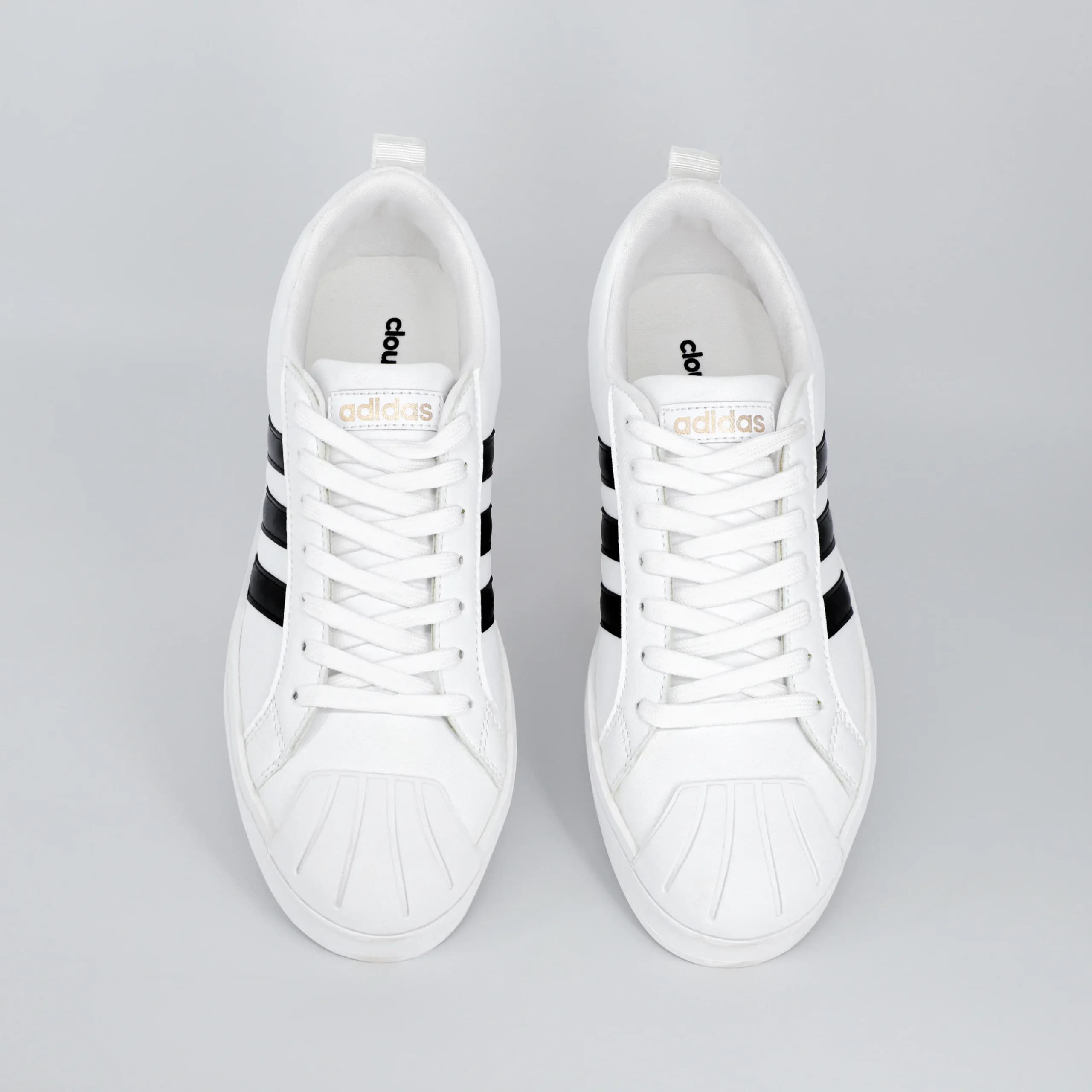 کتونی ونس مردانه آدیداس استریت چک adidas streetcheck رنگ سفید مشکی کد 2038 — تصویر ۳