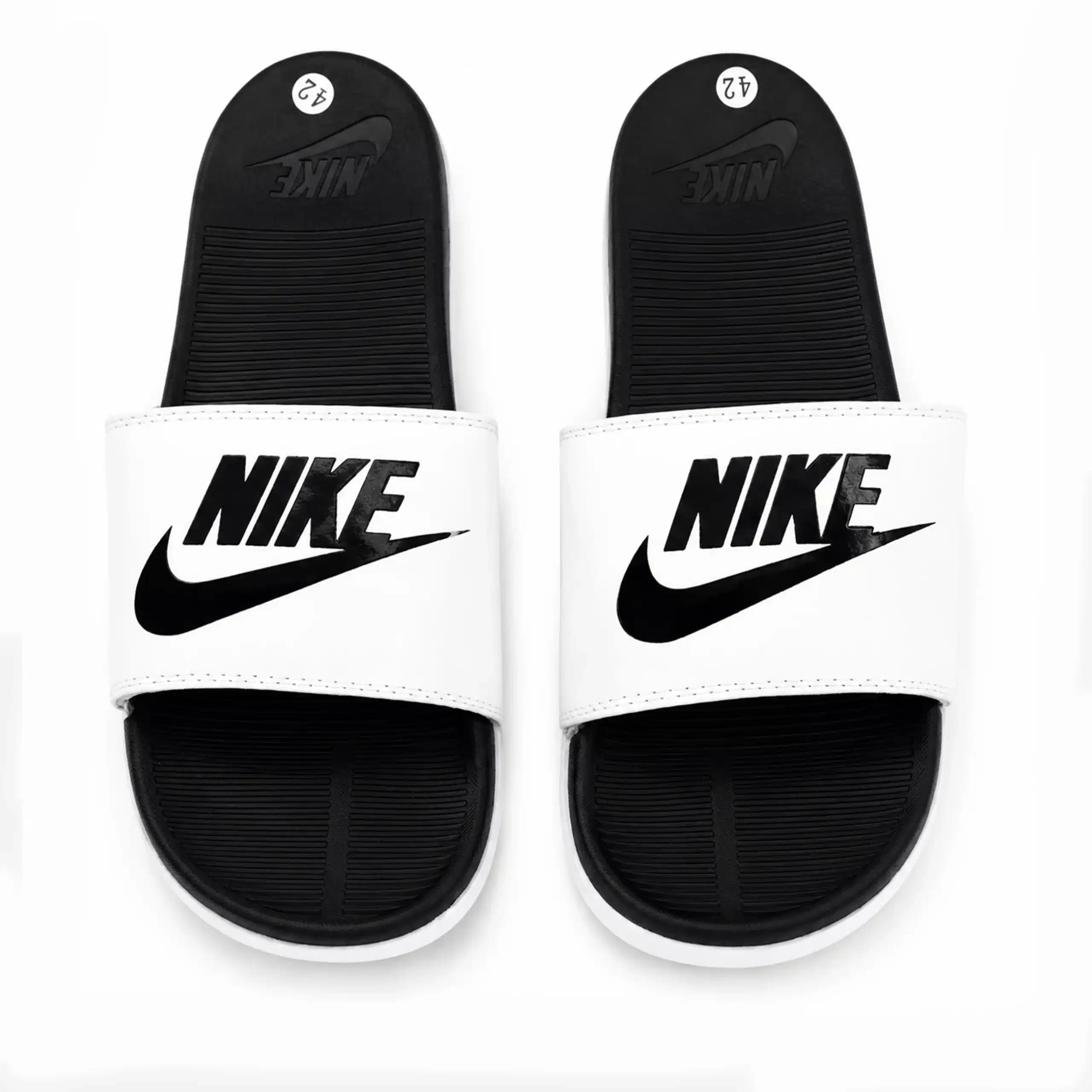 صندل دمپایی مردانه نایک nike slipper رنگ سفید کد 1603 — تصویر ۶