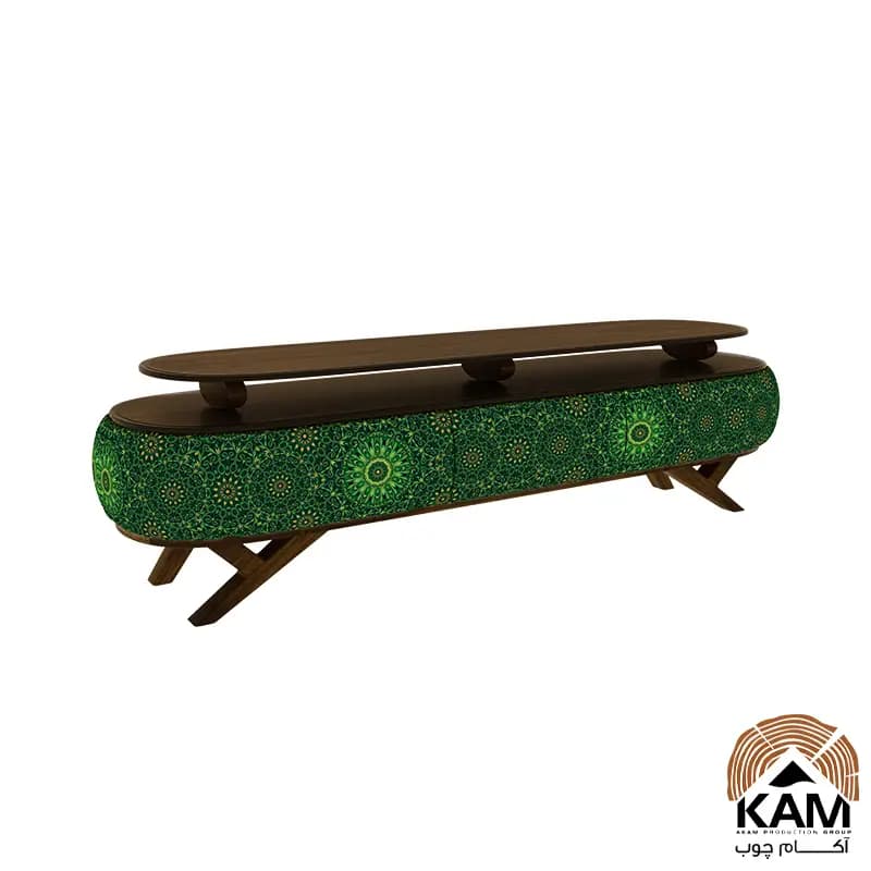 میز تلویزیون نقش آکام چوب طرح لاهیجان سایز 160 — تصویر ۱۱