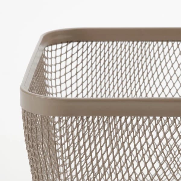 سبد فلزی مستطیل ایکیا مدل IKEA 365+ درب دار و بدون درب 2 رنگ — تصویر ۳