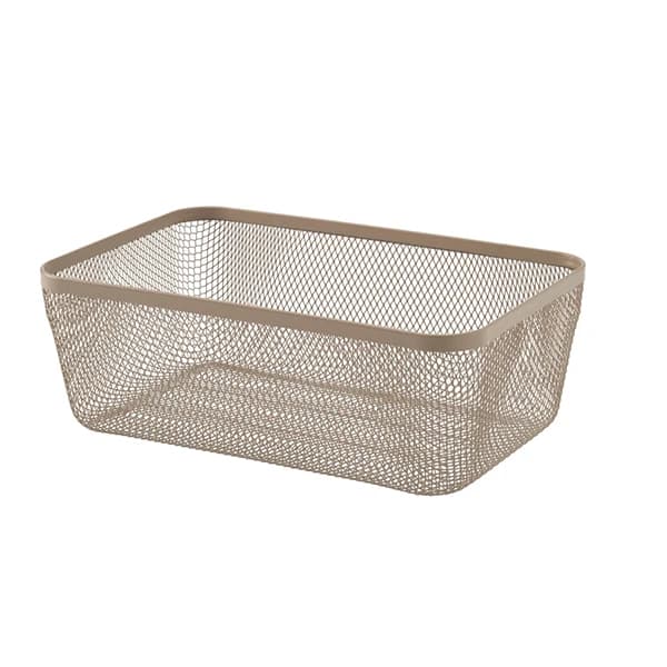 سبد فلزی مستطیل ایکیا مدل IKEA 365+ درب دار و بدون درب 2 رنگ — تصویر ۲