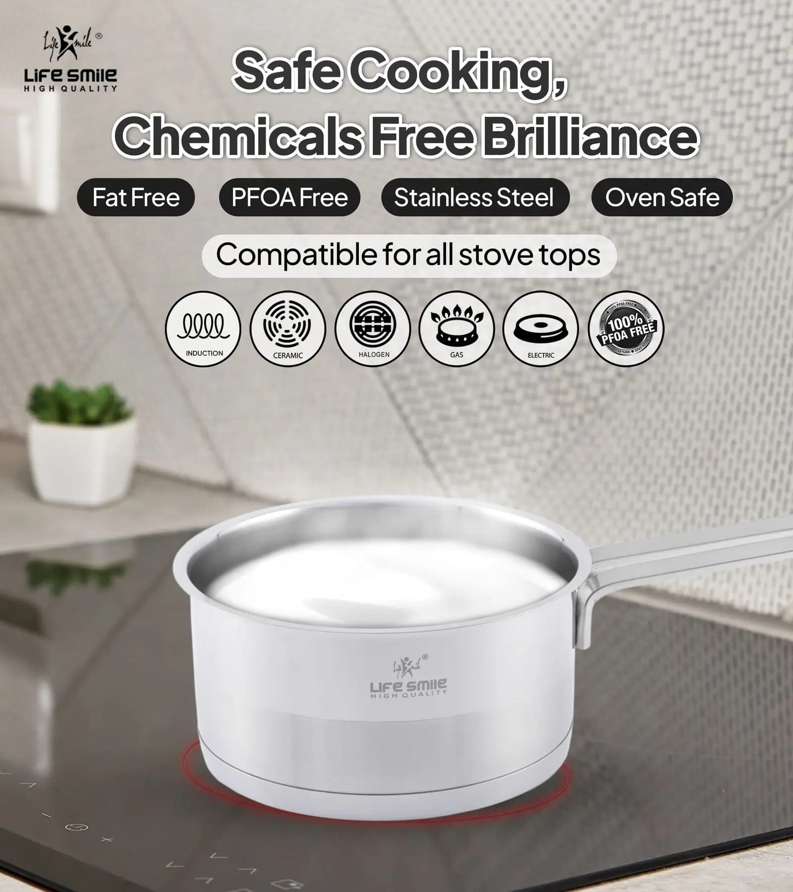 سرویس قابلمه استیل لایف اسمایل مدل LIFEP12-10SILVER(اصل) — تصویر ۹