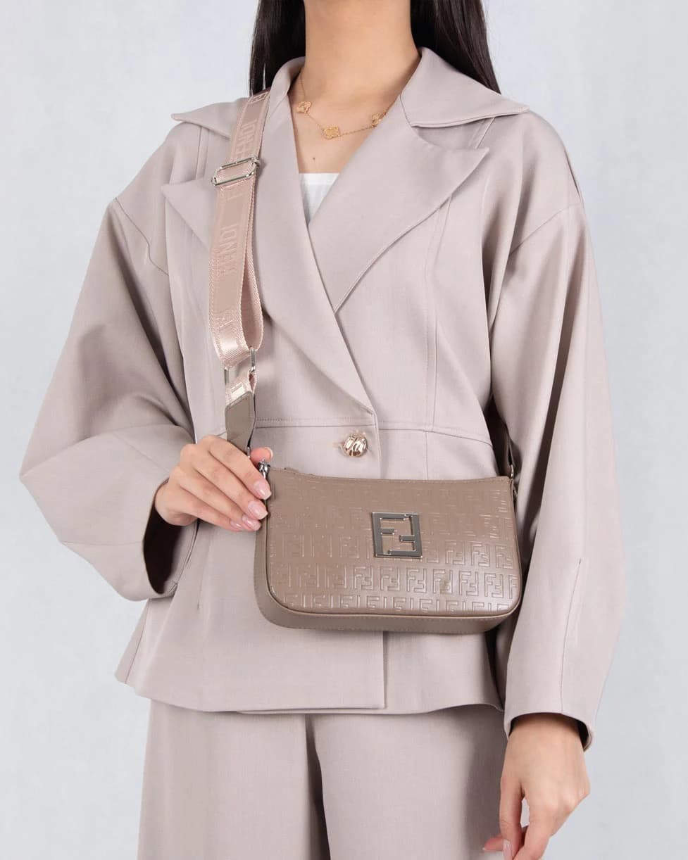 کیف زنونه تک بند زنجیری FENDI 1342 — تصویر ۸