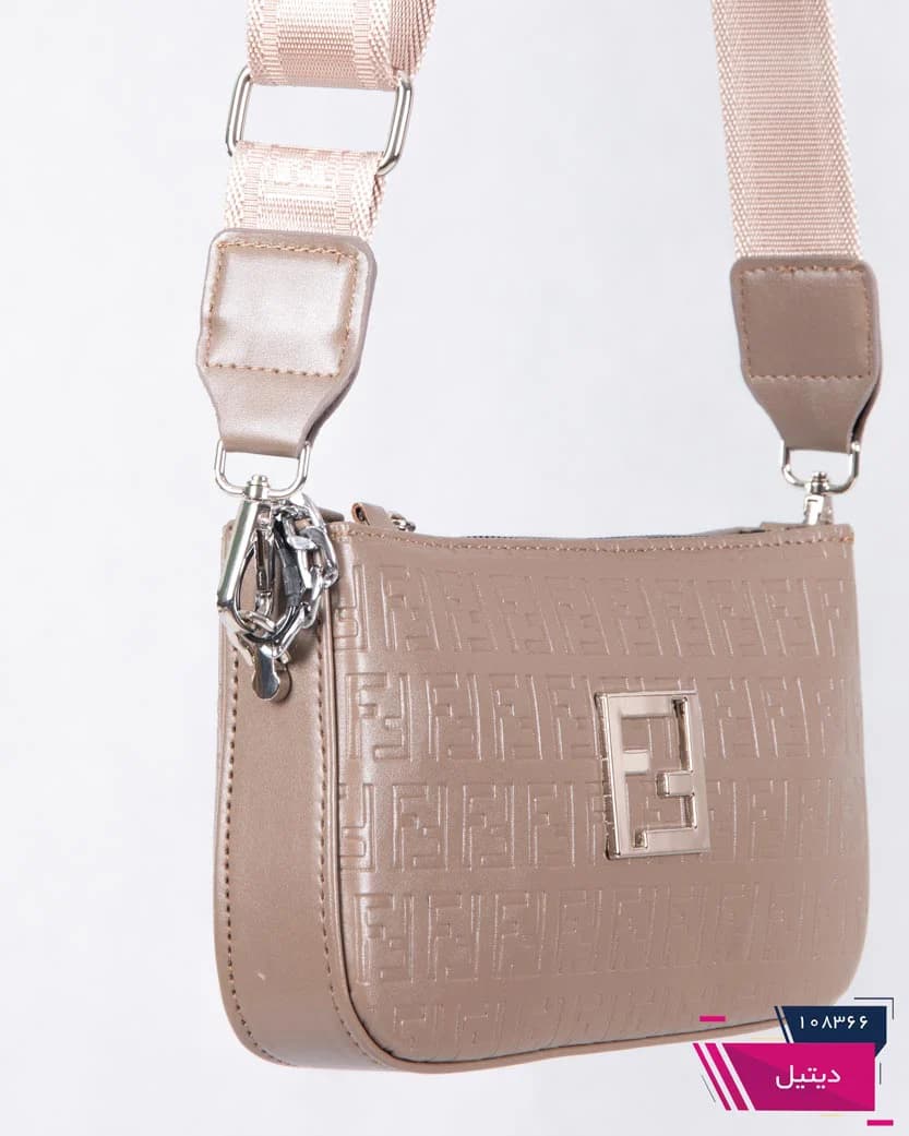 کیف زنونه تک بند زنجیری FENDI 1342 — تصویر ۴