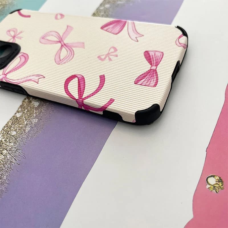قاب گوشی iPhone 13 آیفون کبریتی طرح پاپیون صورتی کد 859 — تصویر ۲