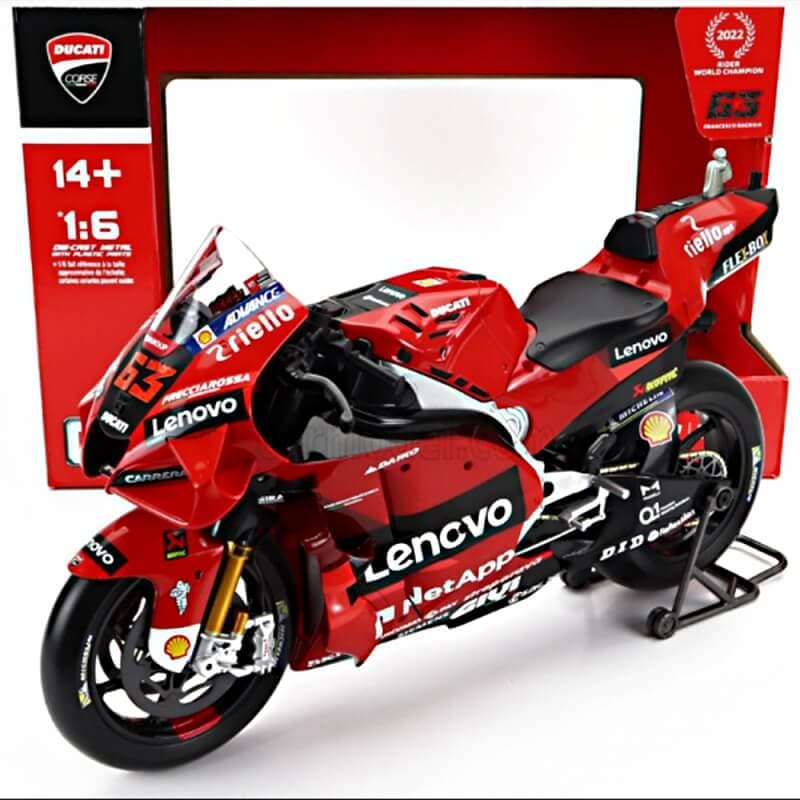 ماکت موتور DUCATI Lenovo برند Maisto – مقیاس 1/6 آیتم 32229 — تصویر ۸