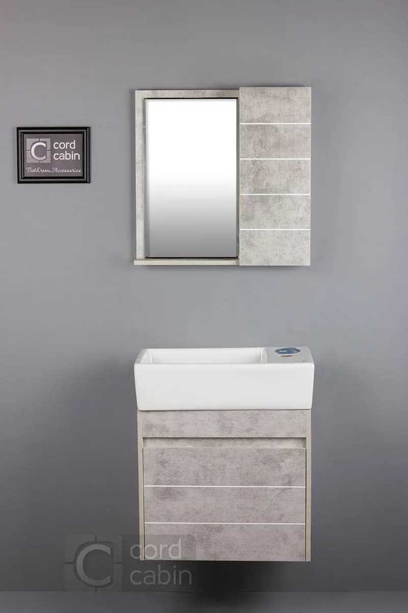 روشویی کابینتی و آینه باکس طرح آندره طوسی پتینه سینا