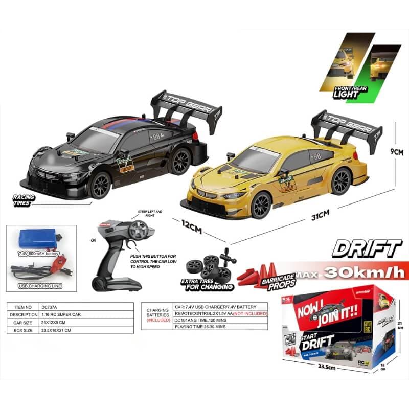 ماشین کنترلی BMW دریفت زن 30 کلومتر سرعت آیتم 737 A — تصویر ۱۱