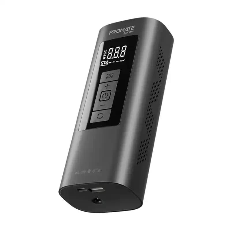 پاوربانک و کمپرسورهوا پرومیت Aerify مدل 150PSI ظرفیت 6000mAh – مشکی — تصویر ۹
