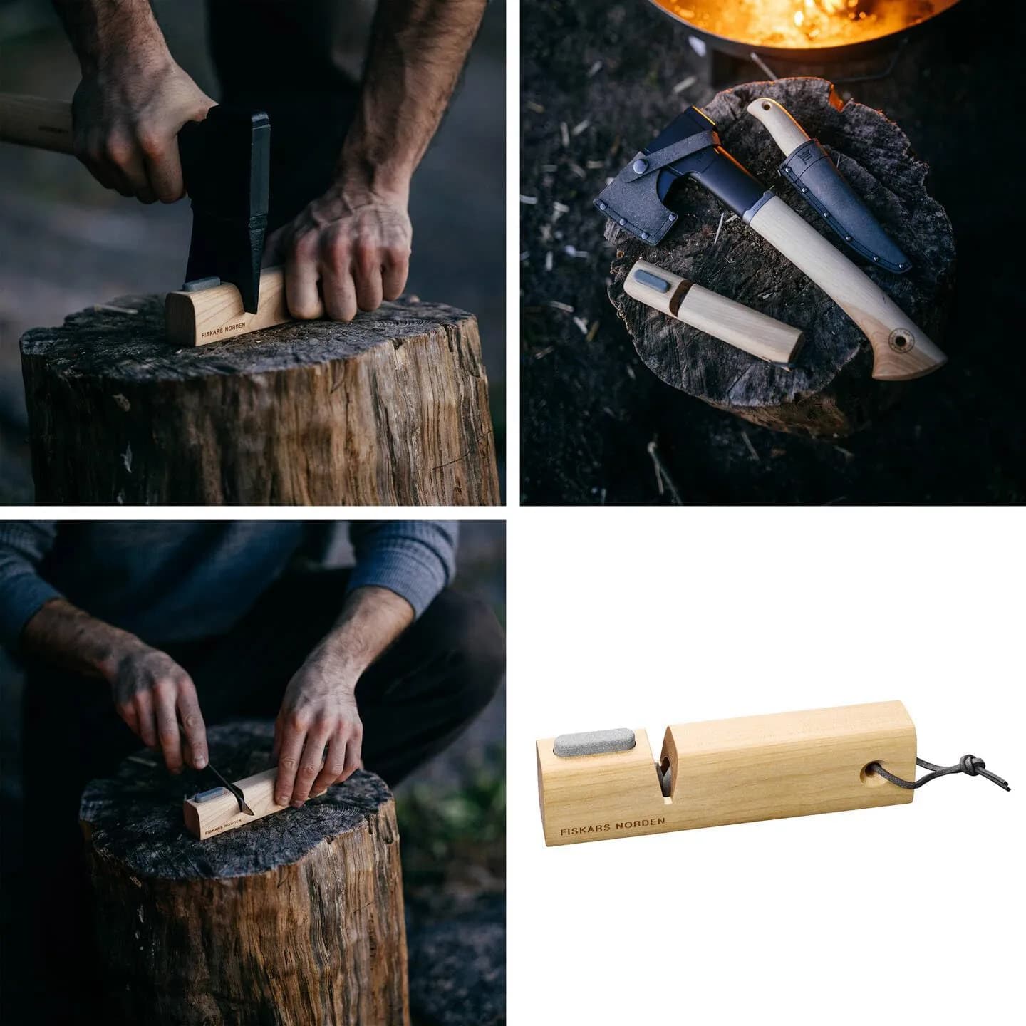 چاقو و تبر تیز کن فیسکارس Fiskars Norden Axe and Knife Sharpener — تصویر ۱۱
