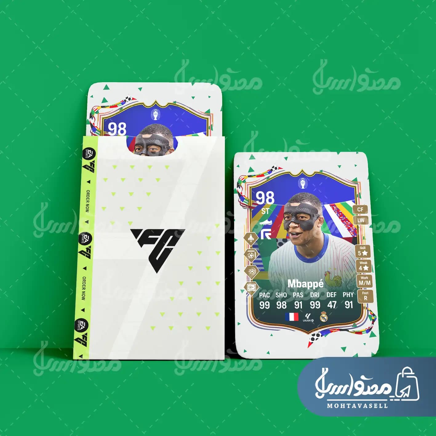 کارت بازی امباپه FC 24 (کارت یورو) — تصویر ۶