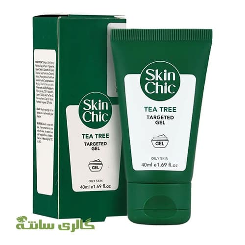 ژل کنترل کننده چربی حاوی روغن درخت چای اسکین شیک SKIN CHIC حجم 50 میل
