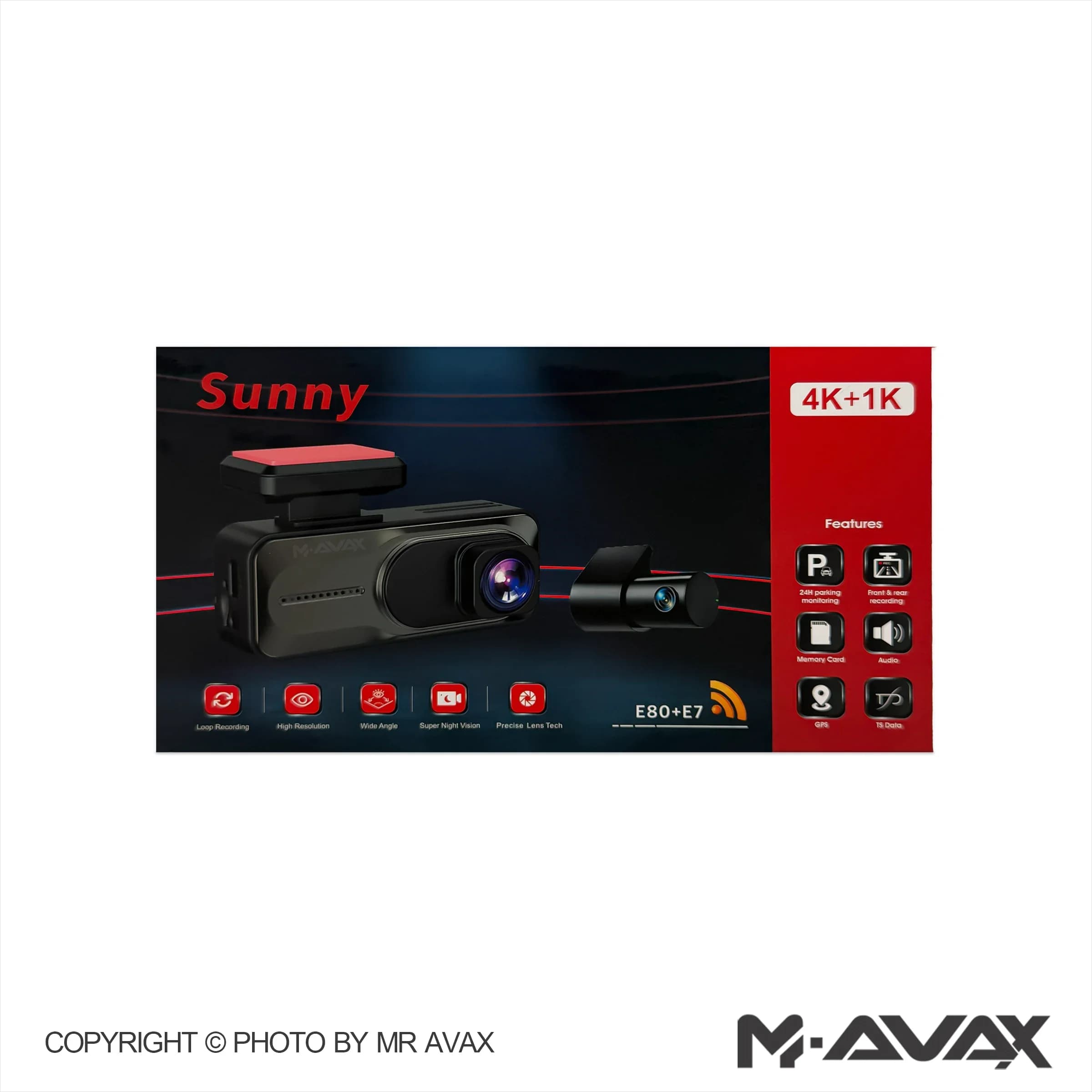 دوربین ثبت وقایع سانی مدل (E80 )SUNNY — تصویر ۶