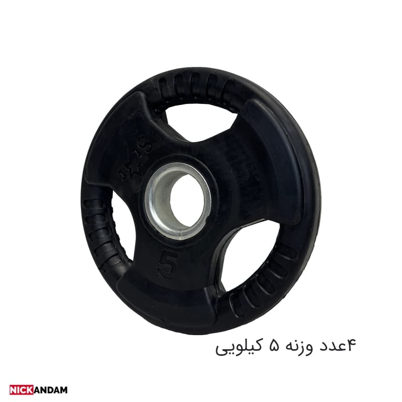 ست 30 کیلو وزنه+هالتر+دمبل — تصویر ۴